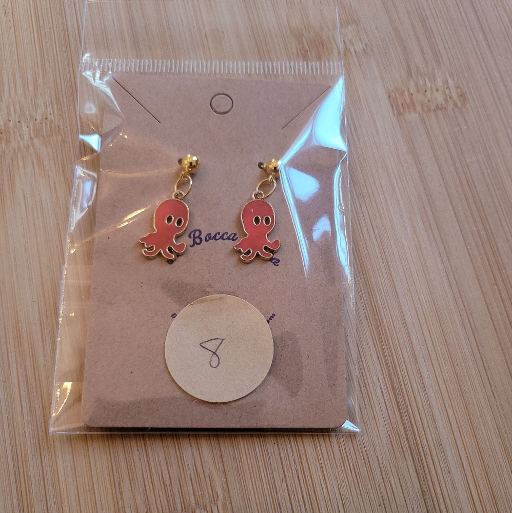 Octopus earrings